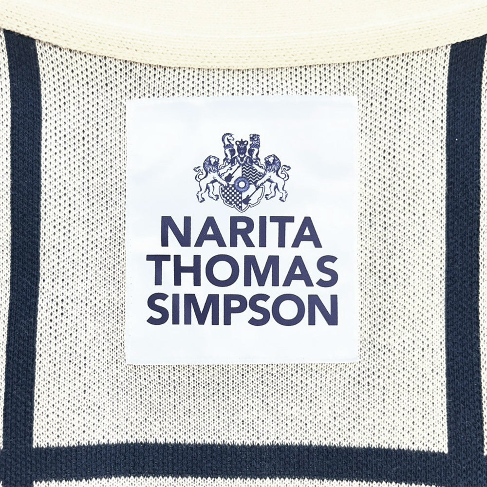 NARITA THOMAS SIMPSON チェック柄カーディガン