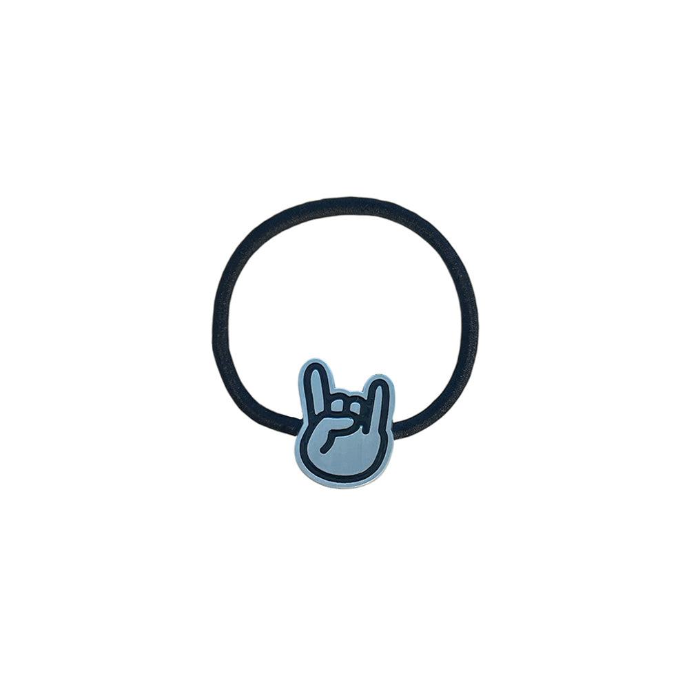 Rockon Social Club長袖TシャツLアクリルキーホルダーセット エンボスラメロゴラグラン長袖Tシャツ(80cm 黒): キッズ