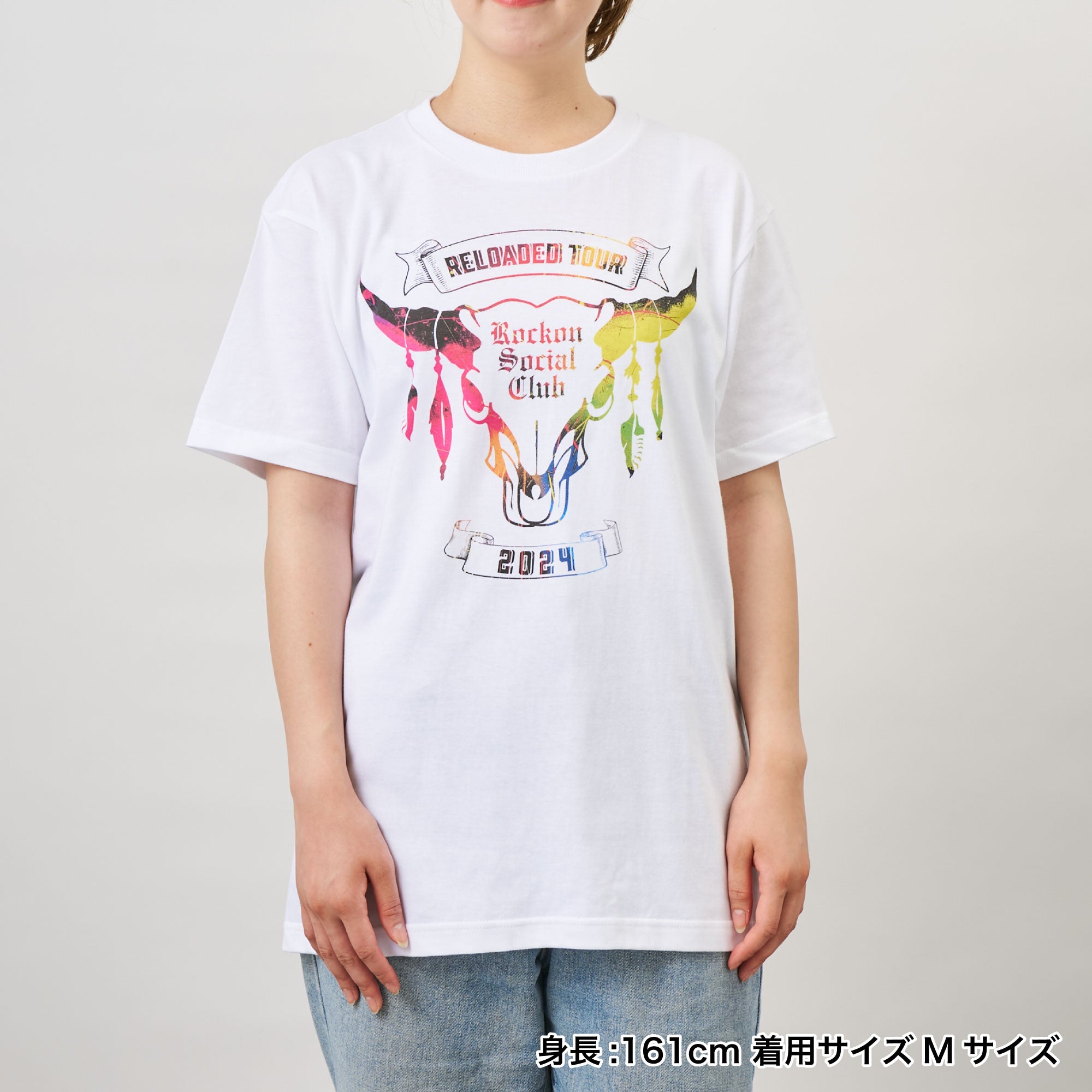 レインボーツアーTシャツ（ホワイト） – Rockon Social Club