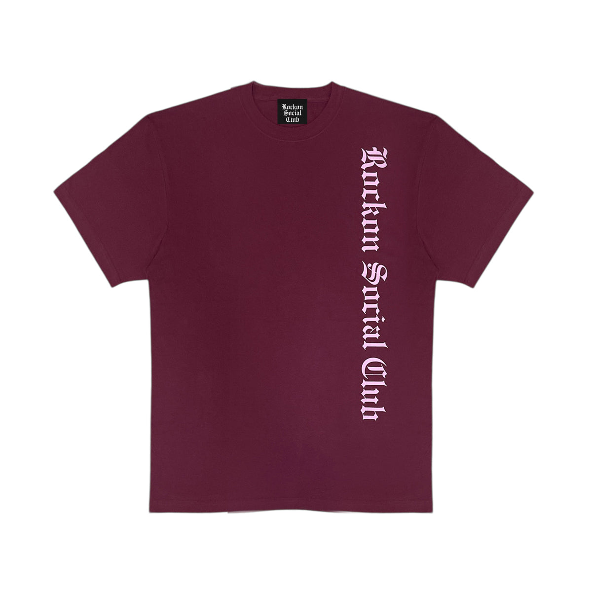 FOREVER CALLING LOGO手書き風Tシャツ（バーガンディ）