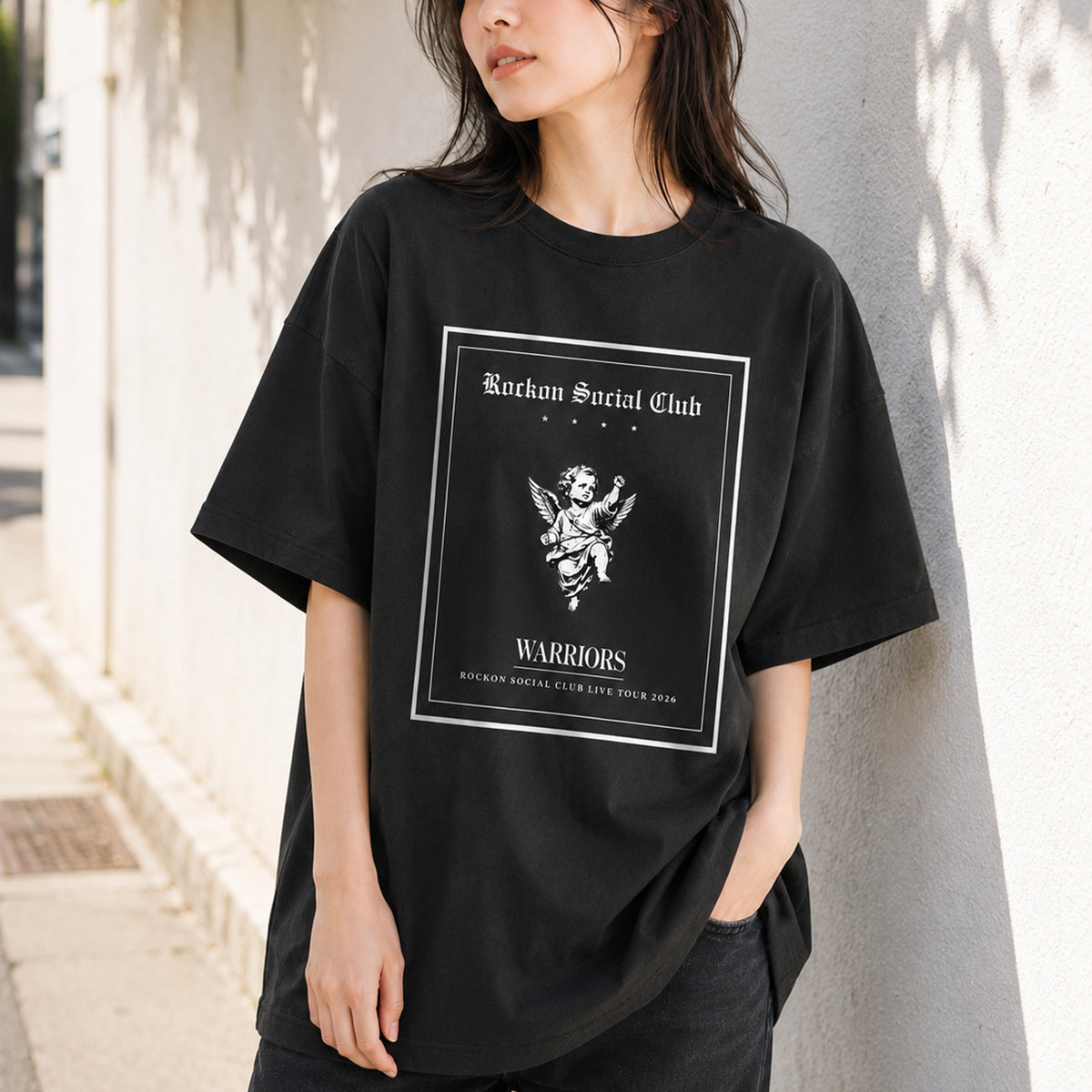 WARRIORS Tシャツ（スモーキーブラック）