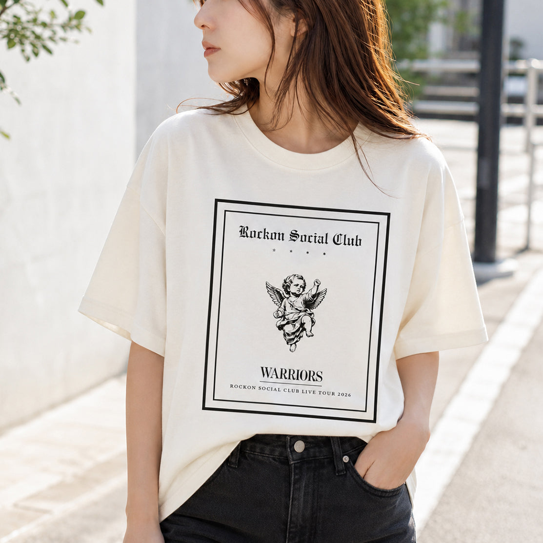 WARRIORS Tシャツ（アイボリー）
