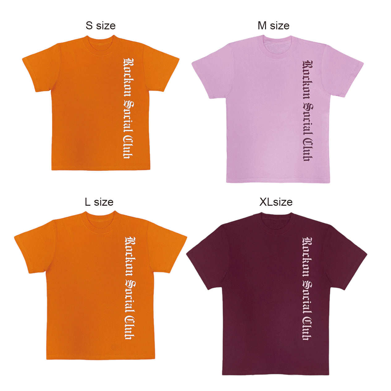 FOREVER CALLING LOGO手書き風Tシャツ（オレンジ）