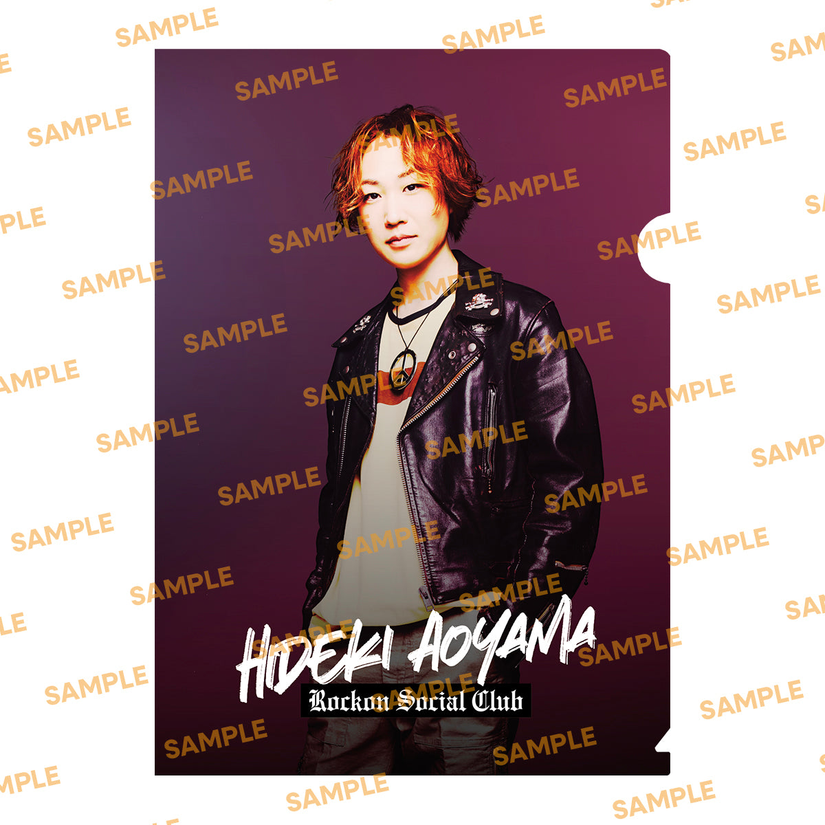 【受注販売】Rockon Social Clubクリアファイル（青山英樹）