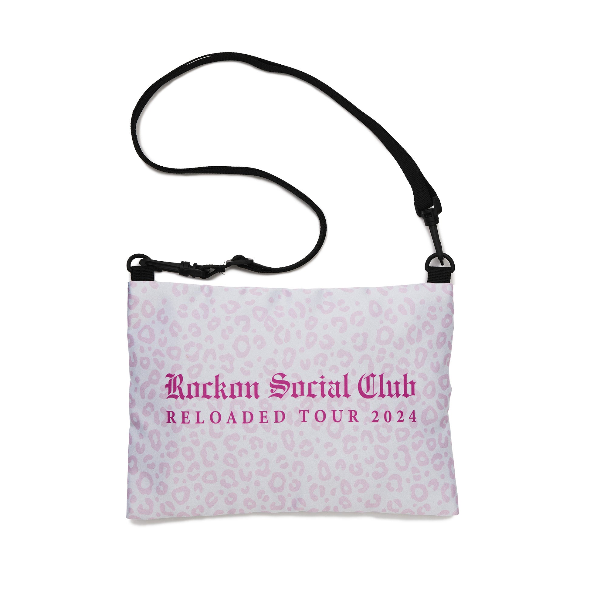 Rockon Social Club Tour2024グッズ〜2WAYサコッシュ 2WAYサコッシュ（ピンクレオパード） – Rockon Social Club
