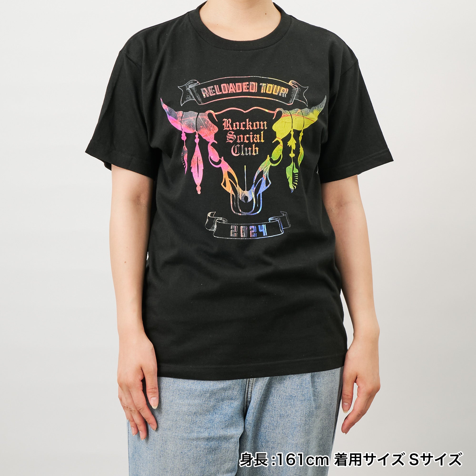 Rockon Social Club　ネットバッグ　Tシャツ（XL） レインボーツアーTシャツ（ブラック） – Rockon Social Club